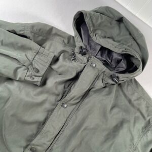 Browning Gore-Tex Field Jacket Mens Large Green Hooded Waterproof Coat 304-510